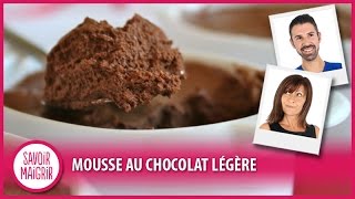 Mousse au chocolat légère  Recette Facile et diététique [upl. by Anitrak]