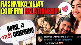 Rashmika Mandana  Vijay Deverakonda Finally Open Up About Their Relationship Marriage in April [upl. by Mossman]