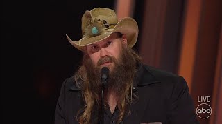 Chris Stapleton Accepts the 2021 CMA Award for Male Vocalist of the Year  The CMA Awards [upl. by Jochbed]