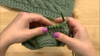 How to Knit a Scarf  Chutes amp Ladders Pattern [upl. by Alaik298]