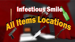 Roblox Infectious Smile All Items Locations [upl. by Mattson]