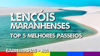 Lençóis Maranhenses Brasil Top 5 Melhores Passeios  O que fazer em Barreirinhas Maranhão [upl. by Orsa699]