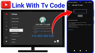 How to use your phone or tablet to activate YouTube on Tv With a Code  mobile ko tv se link kare [upl. by Alf]