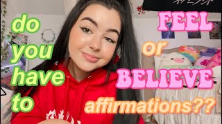 can you manifest if you don’t believe your affirmations [upl. by Aiyn561]