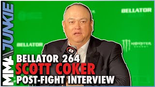 Scott Coker on Gegard Mousasi Austin Vanderford AJ McKee and more  Bellator 264 [upl. by Akiemaj]