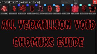 How to Get EVERY Chomik in Vermillion Void  Find the Chomiks [upl. by Assyl204]