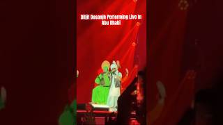 Diljit Dosanjh In Abu Dhabi  Diljit Dosanjh live performance  DilLuminati tour diljitdosanjh [upl. by Ylrebmic]