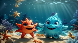 Starfish song and story for childrennursery rhyme for kidsbaby song [upl. by Ahsercal]