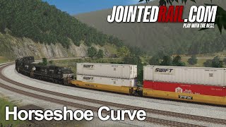 Trainz Horseshoe Curve  NS Intermodal [upl. by Misty]