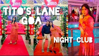 TITOS LANE GOA NIGHT CLUB  GOA NIGHT CLUB  goa nightlife nightparty bagabeach armywife [upl. by Esemaj590]