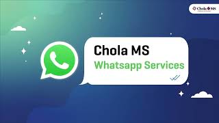 Chola MS  WhatsApp Chat Service [upl. by Oilcareh]