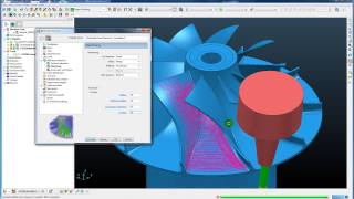 Impeller Trochoidal Roughing  PowerMILL 2013 [upl. by Jaeger]