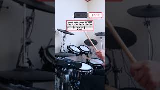 Drum Beat 21  5Stroke Roll Hat Groove in 16th Hat Beat [upl. by Hendry637]