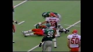 CFL 1997 CALGARY STAMPEDERS AT SASKATCHEWAN ROUGHRIDERS [upl. by Sidoeht996]