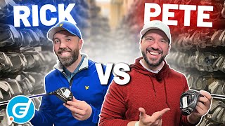 We BUILD OUR BAGS for £500  Rick Shiels vs Peter Finch Golfbidder Challenge 2023 [upl. by Nedrah]