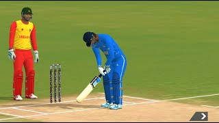 India Vs Zimbabwe 4th T20 Match Of 2024 Highlights  Real Cricket 24 Gameplay [upl. by Ardith]