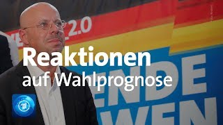 Landtagswahlen Erste Reaktionen aus Sachsen und Brandenburg [upl. by Tristam]