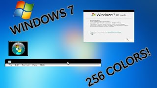 Transform your display Windows 7 in 256 colors [upl. by Kosel]