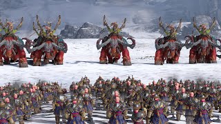 3500 STRELTSI vs 39 STONEHORN  Total War WARHAMMER 3 [upl. by Adelric]