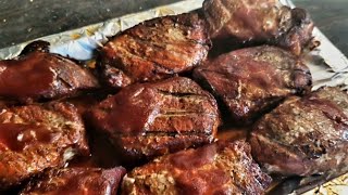 Smoked Pork Chops On DIY Smoker [upl. by Cid]