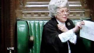 House of Commons  Betty Boothroyd flies around [upl. by Arnaldo]