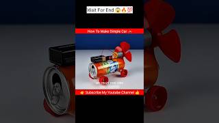 How to make simple Air compressor car with dc motor  9 volt battery 🔋shorts [upl. by Bergwall]