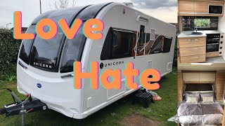 Bailey Unicorn 5 Cabrera Caravan Review 6 Months  2500 Miles [upl. by Kresic453]