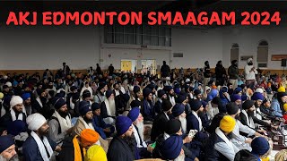 Akhand Kirtan Smaagam Edmonton 2024  Waheguru Moments [upl. by Reece445]