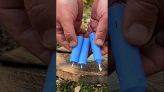 Survival Skills How to Make a LampHeater survival camping lifehacks [upl. by Naujd]