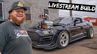 Rebuilding 2000HP Burnout Car Live [upl. by Anilram]