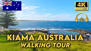 WALKING AROUND KIAMA AUSTRALIA  4K UHD Video Walk  Binaural Audio [upl. by Ramgad]