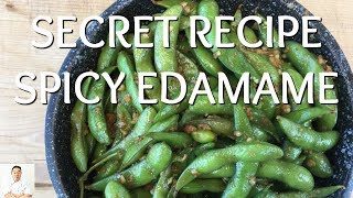 BEST Most Delicious Spicy Edamame  Secret Recipe [upl. by Chimene160]