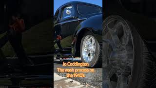 Detailing the process of detailing a Jo Coddington hotrod hotrod classiccars ceramiccoating [upl. by Hgielrebmik]