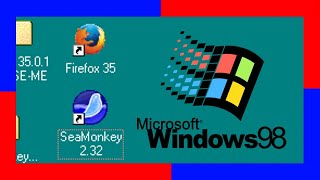 Firefox 35 en Windows 98 SE Y SeaMonkey 232 [upl. by Colp]