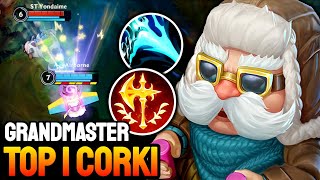 WILD RIFT CORKI  TOP 1 CORKI GAMEPLAY  GRANDMASTER RANKED [upl. by Aire997]