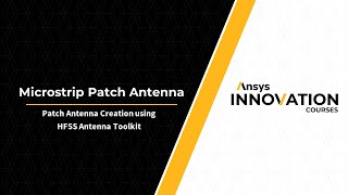 Microstrip Patch Antenna Creation using HFSS Antenna Toolkit [upl. by Southworth]