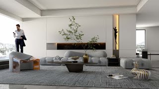 LUMION 115 TUTORIAL 5 INTERIOR RENDER1 LIVINGROOM [upl. by Llerdnek250]