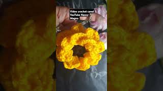 Girasol a crochet shorts viral youtubeshorts viralshorts viralvideo fyp fypシ゚ how diy tips [upl. by Earal]