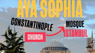 AYA SOPHIA HAGIA SOPHIA ISTANBUL 🇹🇷  EXPLORING TÜRKİYE [upl. by Ahsimet]