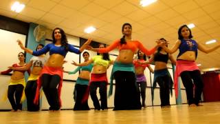 Belly dance fusion choreography by Tarantismo Creative Dance Company Kal Ho Na Ho  Shahrukh Khan [upl. by Fabron]