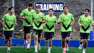 ENTRENAMIENTO  Los potrillos en marcha  Real Sociedad [upl. by Berhley554]