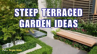 Creative Terraced Garden Ideas For Steep Hills Small Terraced Garden Ideas [upl. by Assiralc469]