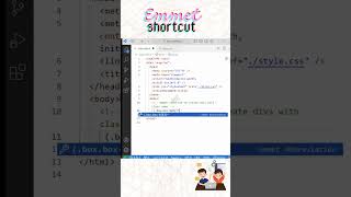 Create Divs with Class Names Using Emmet Shortcut  Quick amp Easy Tutorial emmet webdevelopment [upl. by Aibara]