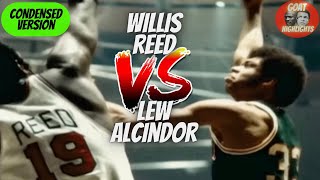 Lew Alcindor vs Willis Reed  MVP vs MVP [upl. by Larissa]