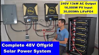 Complete 48V Offgrid Solar Power System [upl. by Meggi]