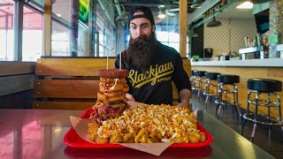 FINISH THIS MAC amp CHEESE CHALLENGE AND THEY PUT YOUR NAME ON A PLAQUE ON THEIR WALL  BeardMeatsFood [upl. by Gnim]