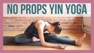 1 Hour Yin Yoga Class Without Props  Full Body Yin Yoga Class [upl. by Nomled]