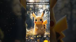 Realistic Pokemon Evolution  Pikachu  Dragonite pokemon pokemoncommunity shorts pikachu [upl. by Tegdirb753]