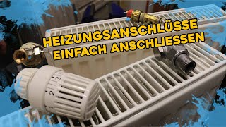 Heizungsanschlüsse einfach anschließen [upl. by Llenart]