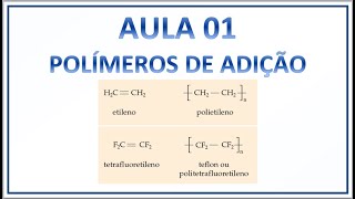 Aula 01 Polímeros de Adição [upl. by Tigges]